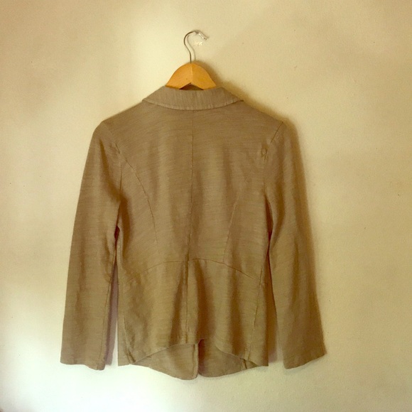 Taupe Caslon Lightweight Blazer - Petite M - Picture 2 of 7